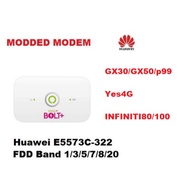 MODIFIED HUAWEI E5573 E5573CS-322 4G LTE UNLIMITED WIFI HOTSPOT TETHERING