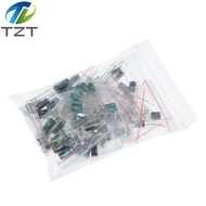 120pcs 12 Value KIT 1uF-470uF Electrolytic capacitor package 1UF 2.2UF 3.3UF 4.7UF 10UF 22UF 33UF 47