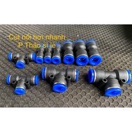 Quick connector, slightly straight connector, 3-pin pin 6,8,10,12...