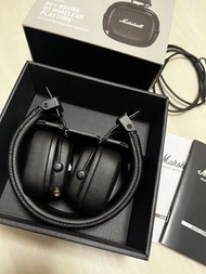 Marshall major iv 藍芽耳機 黑色