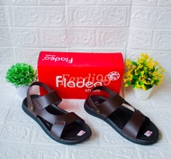 PROMO Sandal Slop Gunung Kulit Pria Dewasa // Sendal fladeo Kulit Cowok Kekinian Terbaru 2024