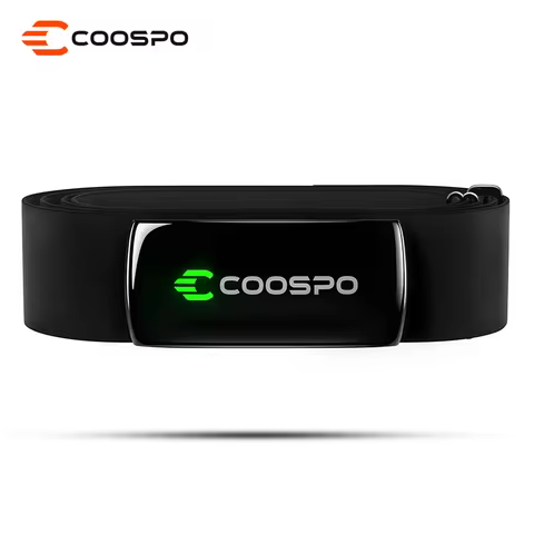COOSPO H9Z Rechargeable Heart Rate Monitor Chest Strap Bluetooth5.0 ANT+ HR Sensor HRM IP67Waterproo