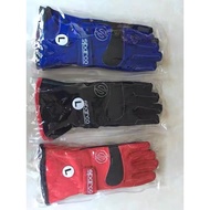 Sparco Gloves Go Kart Racing Buggy Motorcycle Car Rally Racing Gloves Blue BlacK Red M-XL