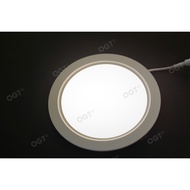 (CZ) Open Hole 175mm Round LED Downlight 24W/ 4000K/ Cool White (Clear Stock) Lampu Siling