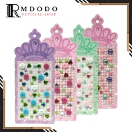 Rmdodo - 3D Diamond Jewel Bead Sticker [1 sheet] DIY Embossed Decorative Crystal Sticker/ HL-018