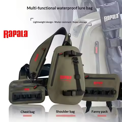 Rapala Airtight Waterproof Outdoor Luya Wading Multifunctional Shoulder Waist Bag Chest Bag Wild Fis
