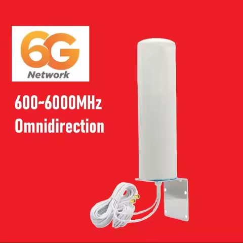 2025 New 6000 MHZ 6GHz 5G 4G 3G wifi Antenna Mimo 360 Degree Omni Directional Antenna with SMA TS9 C