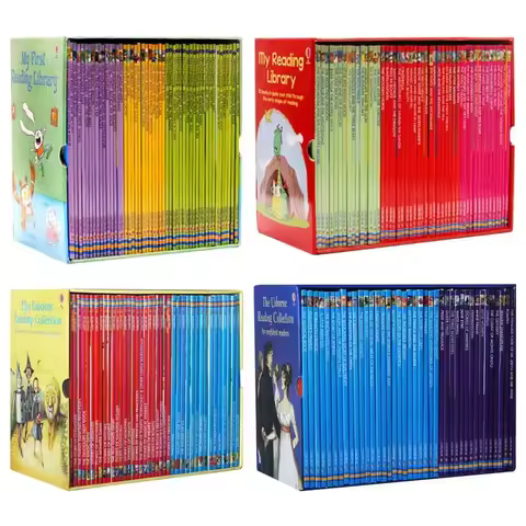 Children's English Reading Story Picture Book Usborne My First Reading Library Bedtime Story Book Re