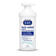 E45 Dermatological Itch Relief Cream, Moisturising Dual Action Treatment for Itchy and Irritated Ski