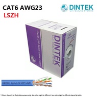 Box ( 305m) Dintek PowerMAX500 4P Cat.6 U/UTP 23AWG LSZH Cable - Blue - Dintek Cat6 AWG23 LSZH Netwo
