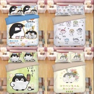 正能量企鵝 koupen chan 床笠 枕套 枕頭袋 角落生物 床單套裝 床上用品