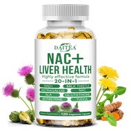 N-acetylcysteine ​​supplement (NAC), rich in milk thistle and dandelion—supports immunity, respirato