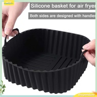 shopeestore|  Bpa-free Air Fryer Accessories Dishwasher Safe Air Fryer Basket Reusable Silicone Air 