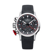 Edox Chronorally Chronograph Watch black/red/steel/black ED10302-3-GR3