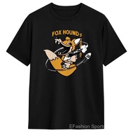 【】Metal Gear Solid Fox Hound Foxhound T Shirt  Cotton Tops Casual Short Sleeve Crewneck Tee Shirt Gr