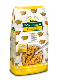 วีนอสต้า คอนเฟลก 1 กก.- Venosta Cornflakes breakfast cereals healthy and natural snack 1KG