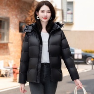 KY-D Winter New Hooded down Jacket Women's Fashion Casual Women's Clothing Women's down Jacket down Jacket Thickened Puf