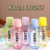 LUCK GLASS DRINKING BOTTLE 500ML Glass Bottle