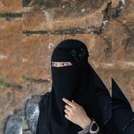 Niqab Bandana Nilla 2 Layer by Balqis collection temboro