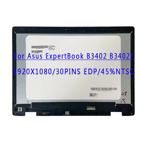 14.0 inch 1920X1080IPS FHD 30Pins EDP LCD Screen Display Panel Touch Digitizer Assembly For Asus Exp