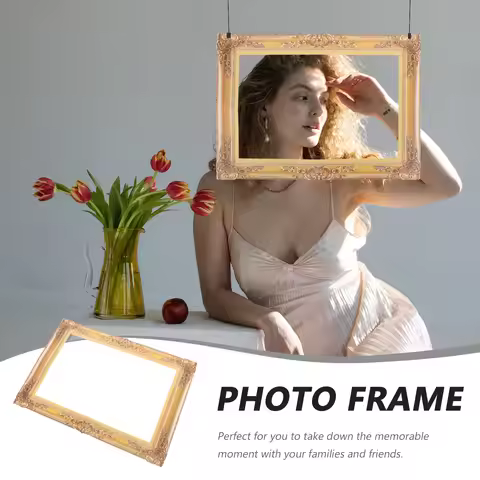 Photography DIY Paper Picture Frame Cutouts Photo Booth Props For Wedding Birthday Party DIY Paper P