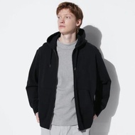 Uniqlo Men's Jacket Men's Sweat Hoodie Zipper Jacket Black