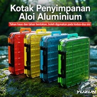 Yuzun Double-Sided Bait Box Large Capacity, Suitable for Storage Minnow Bait, Iron Plate, Hard Bait,