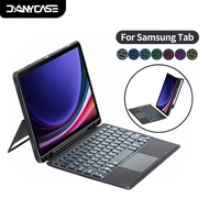 DANYCASE Keyboard Magnetik Backlit Detachable Case Tablet Samsung Galaxy Tab For A9 Plus Tab S9/S9 F