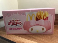 全新 日本限定 McDonald麥當勞 Melody美樂蒂 Sanrio 三麗鷗 提籃 置物籃 收納盒