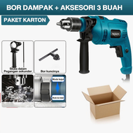 REAIM Mesin Bor Listrik 13mm Bolak Balik Electric Drill Bor Beton Kayu Besi Tembok