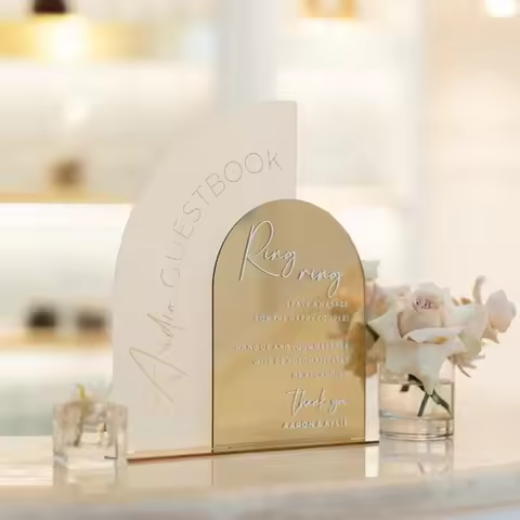 Audio Guestbook Sign,Telephone Guest Book Sign,Gold Acrylic Sign,Wedding Guestbook Sign,Wedding Sign