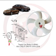 Toyota Fan Blade (5 Blade) Altis 2014 ZRE172 ZRE173 16361-0D201