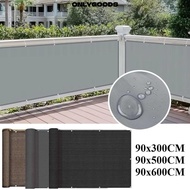ONLYGOODS Sun Shading Sails, Waterproof 3/5/6M Balcony Shade Cloth, Thicken Fence Patio Protection  