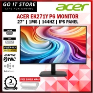 Acer EK271 P6 144Hz / EK271 G 120Hz 27" FHD 1ms Freesync Built in Speaker Monitor (HDMI / VGA)
