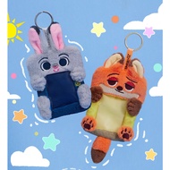 P POPMART Resonance Crazy Zoo Plush Card Holder Judy Style Nick Style Gift