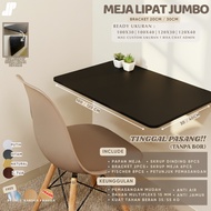 SIKU CUSTOM SIZE BRACKET TABLE FOLDING ELbow TABLE/ WORK TABLE/ LAPTOP TABLE/ ROOM DECORATION TABLE/