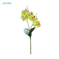 SILI_Artificial Flowers Butterfly Orchid DIY Plant Wall Accessories Home Decoration