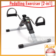 🇸🇬  Folding Pedal Exerciser 2in1 with LCD and Tension Knob. Restocked! READY Stocks SG. HomeBuddy. A