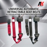 AUTOKEDAI Car Seat Belt Automatic Retractable Seat Belt Car Safety Seat Belt djustable Retractable 3