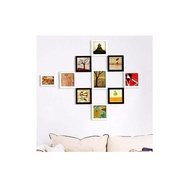 Combo of 8 Desktop and Wall Mounted Picture Frames 13x18 and 10x15