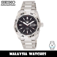 Seiko 5 Sports SNZJ05J1 Automatic Made in Japan Black Dial Hardlex Crystal Glass Stainless Steel Men's Watch