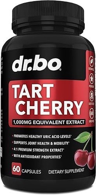 ▶$1 Shop Coupon◀  Tart Cherry Extract Capsules plement - Purge Uric Acid Flush Cleanse Antioxidant P