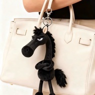 Choose Good Luck High Cold Black Horse Red Horse Plush Doll Doll Hanging Friends Select Yungao Cold 