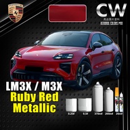 [ PORSCHE Cayenne Turbo Coupe EV Ruby Red Metallic LM3X / M3X ] Crystal 2K Paint CW DIY Aerosol Cat 