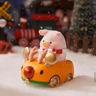 預購 未拆袋正版Lulu豬 罐頭豬 聖誕系列 隱藏麋鹿車公仔 52toys