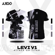fashion Attack AXGG " On Titan - Levi Ackerman " Anime T-Shirt