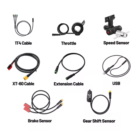 Bafang Mid Drive Motor Gear Shift Sensor Twist Throttle USB Programming Cable Chainwheel Ring Wrench