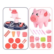 【Local Stock】☑♙Pig Color Clay Pasta Maker Boys and Girls Children's Toy Plasticine Mol