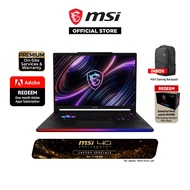 MSI Raider 16 Max HX B2WI-081MY Gaming Laptop (U9-290HX/16GB*2 DDR5/2TB*1/RTX 5080/16" QHD/W11H/2YW)
