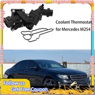 【D&F】A2542035200 A2542003400 Coolant Thermostat for  M254 E260 E300 C260 C300 GLE350 CLE GLC 1.5L 2.